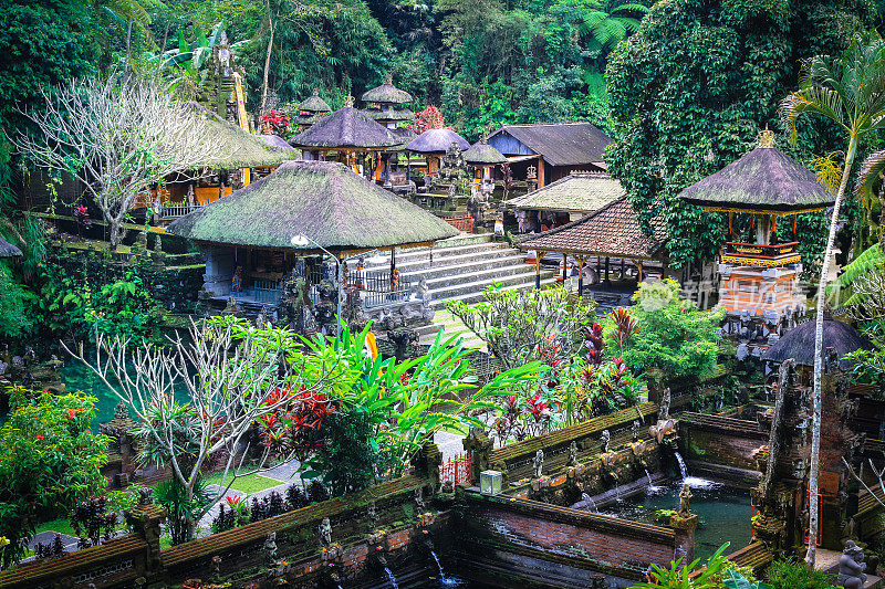 巴厘岛的Kawi Sebatu Temple
